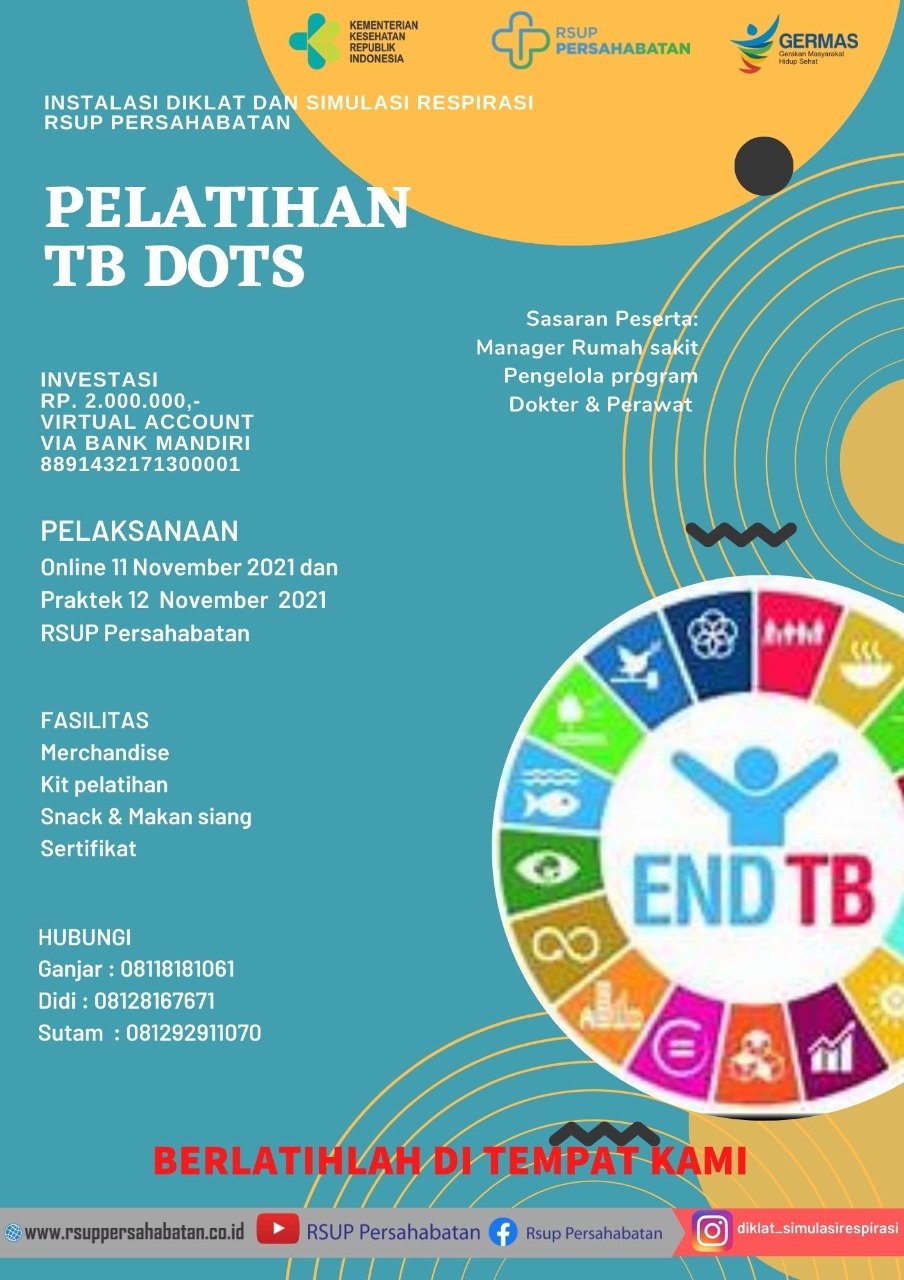 Pelatihan TB Dots tanggal 11-12 November 2021