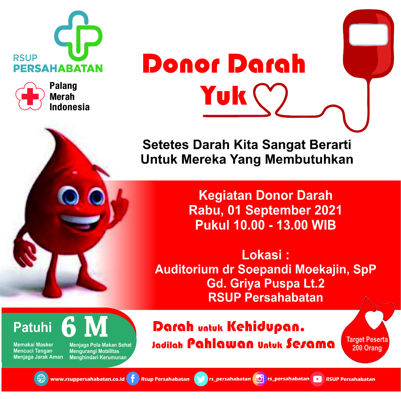 Donor Darah 1 September 2021