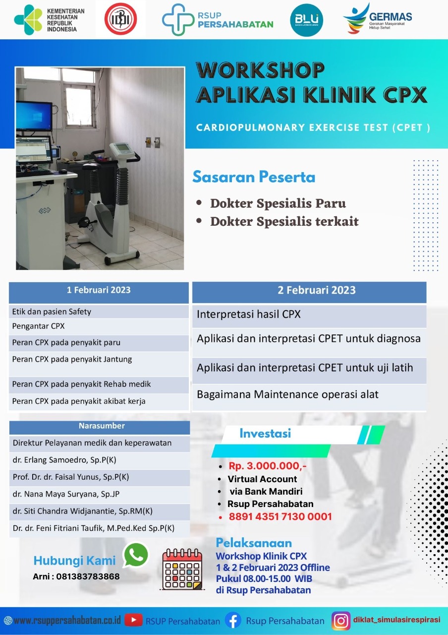 Workshop Aplikasi Klinik CPX
