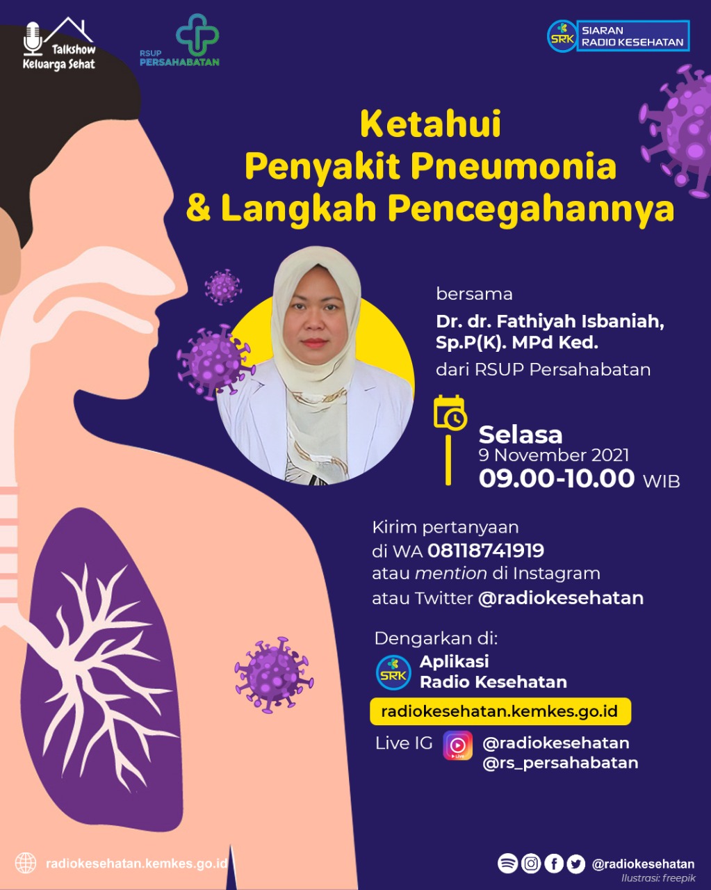 Ketahui Penyakit Pneumonia & Langkah Pencegahannya