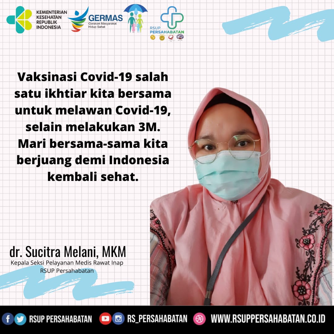 Mari bersama-sama kita berjuang demi Indonesia kembali sehat